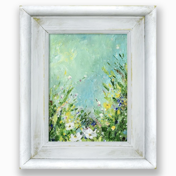 A Meadow Journey 9 - Framed Floral Painting by Kathy Morton Stanion - Picture 3 of 4